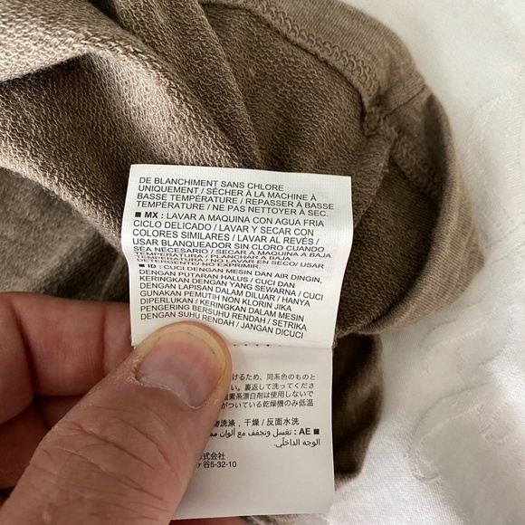 Old Navy Women's Beige 3/4 Dolman Sleeve Lightweight Romper Stretchy‎ Size Small - Picture 7 of 14